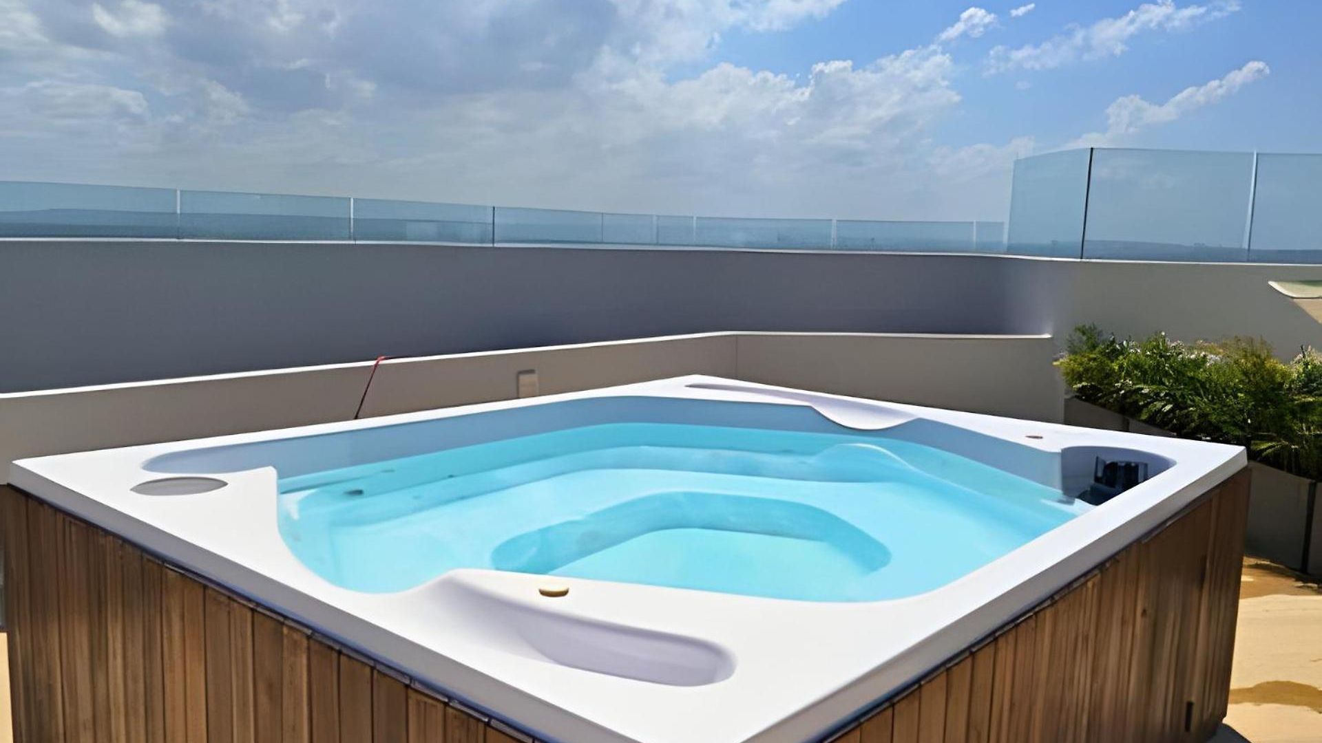 Jacuzzi Con Vista Al Mar, 3habitaciones, Cielo Mar Apartamento